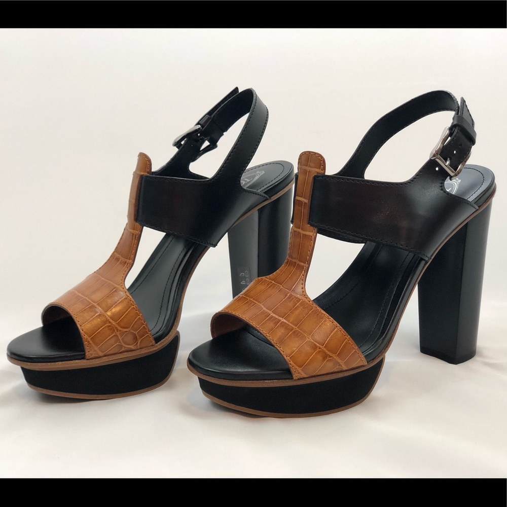 Tod’s Crocodile Platform Sandal